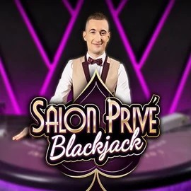 Blackjack Salon Privé slot logo by Ezugi at BalooBet Casino